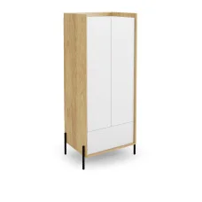 Children's wardrobe MOBIUS 2D white